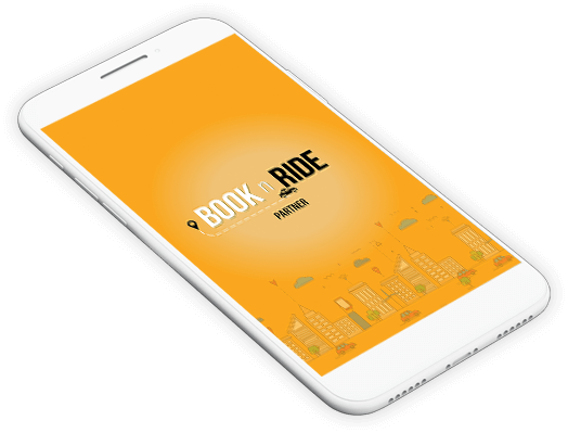 BooknRide on demand app Introduction Screen