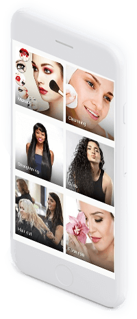 Beauty and Wellness on demand app Home Screen (Customer)