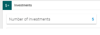 Number of Investments