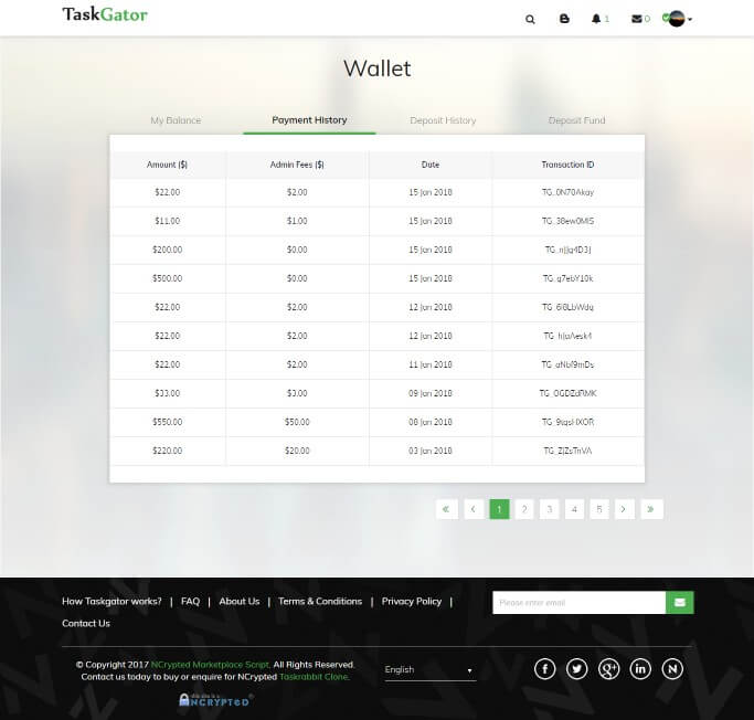 Payment History