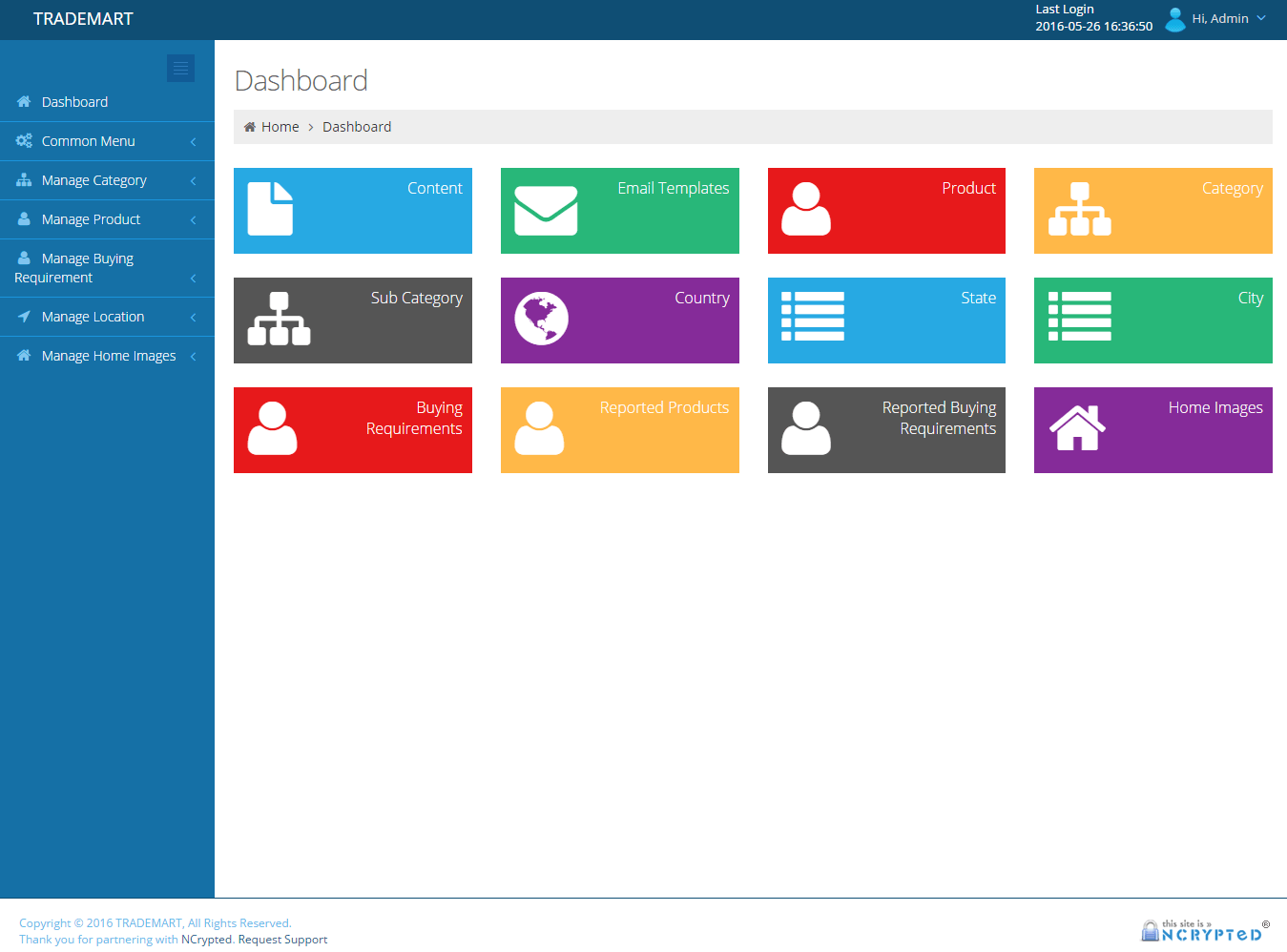 Advanced Admin Dashboard