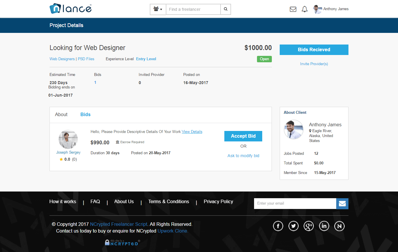 Advanced Bidding Module