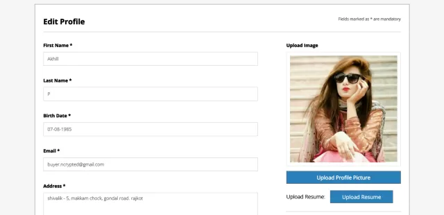 JobGator Candidate Profile