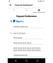 BistroStays App - payout preference