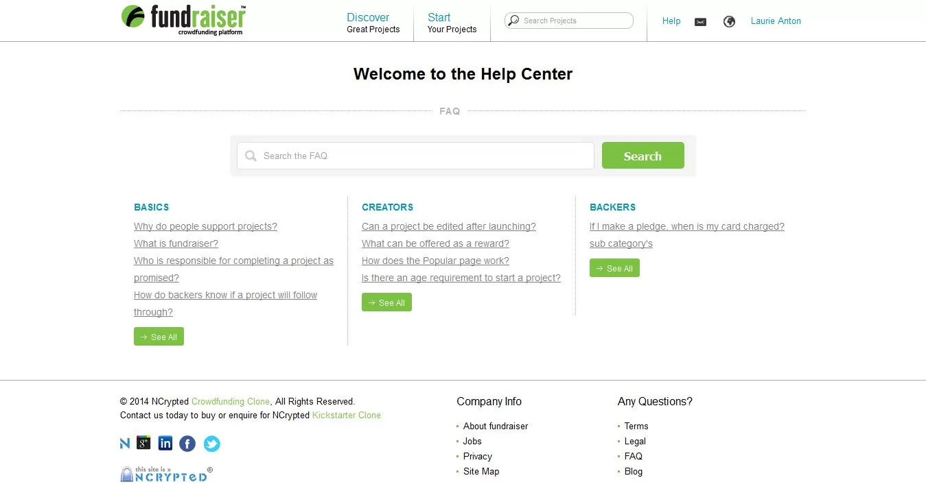 Fundraiser Help Center