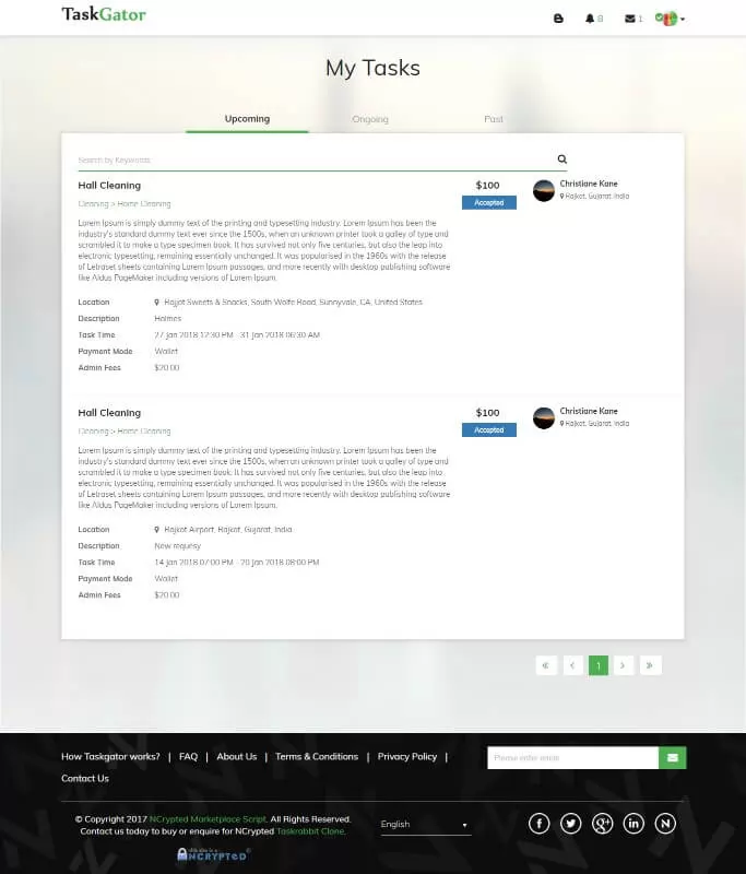 TaskGator My Tasks