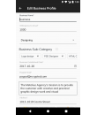Thumbpin App -edit business profiel 