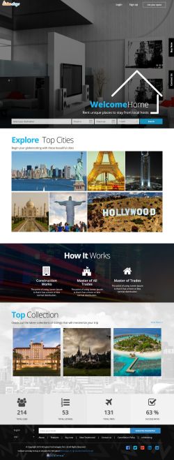 BistroStays Homepage Demo